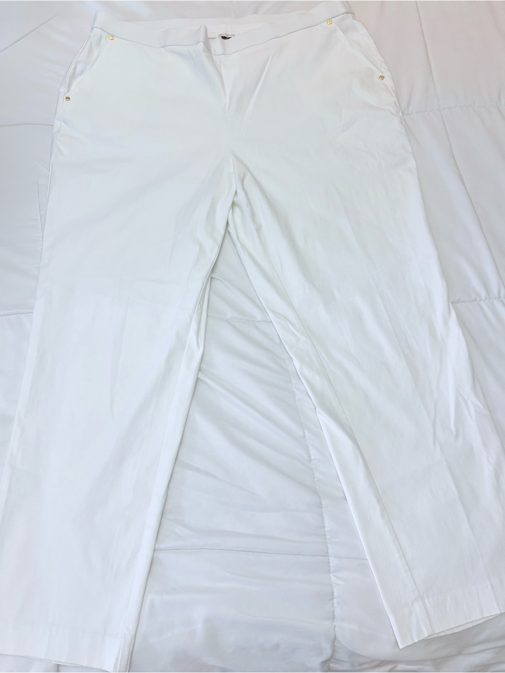 Anne Klein White slacks -size 2x